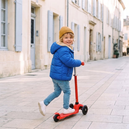Doudoune Bébé et Enfant à Capuche Doublée Effet Agneau – 18 mois-6 ans