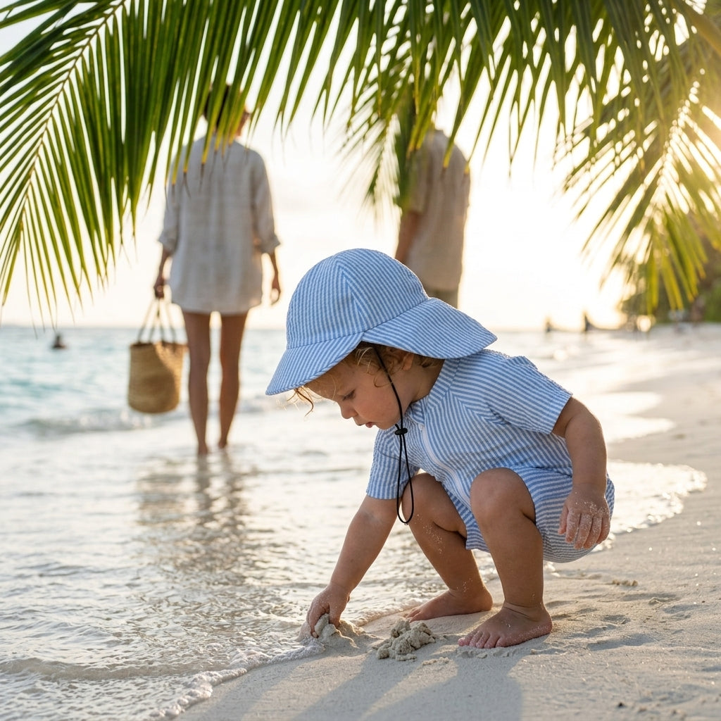Maillot de Bain Bébé avec Casquette - Watson