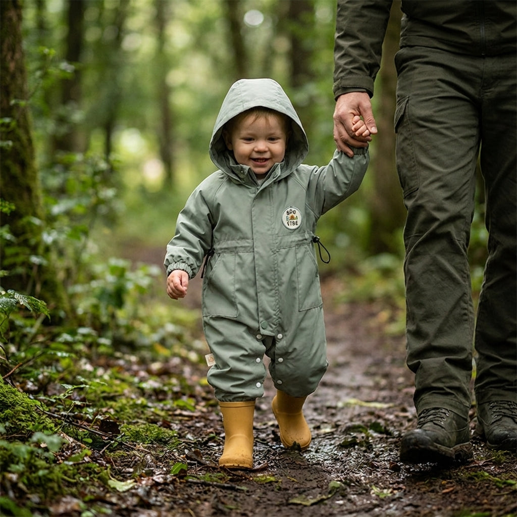 Combinaison de pluie bébé à capuche - Edgar