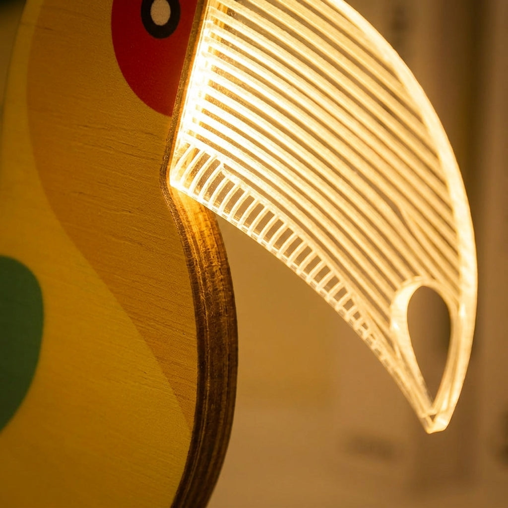 Veilleuse LED Animaux en Bois