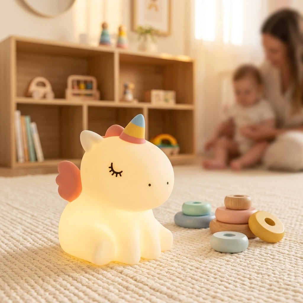 Veilleuse Luna la Licorne rechargeable