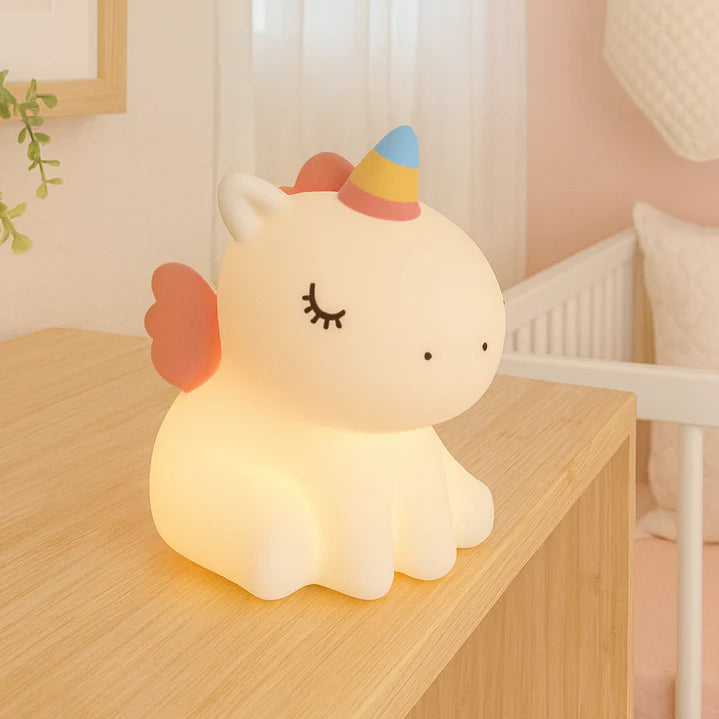 Veilleuse bébé Luna la Licorne rechargeable