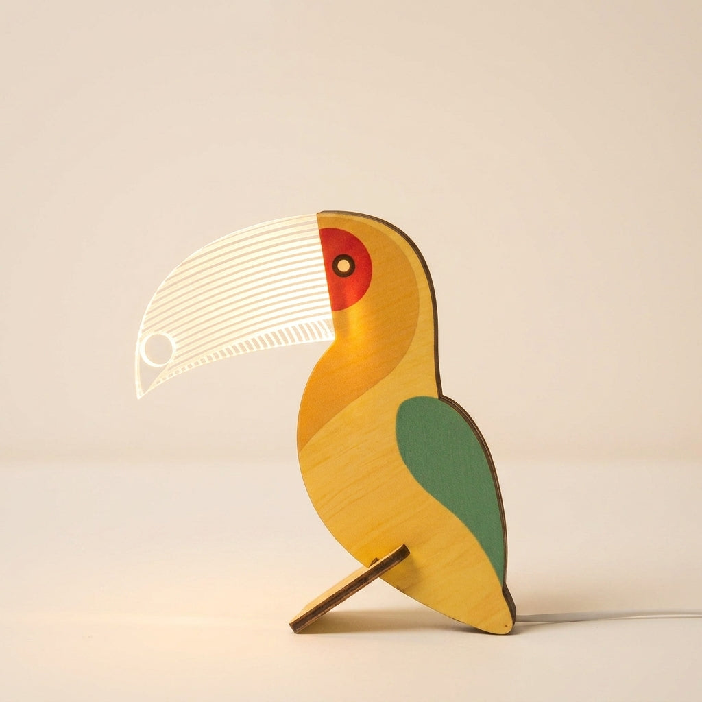 Veilleuse LED Animaux en Bois