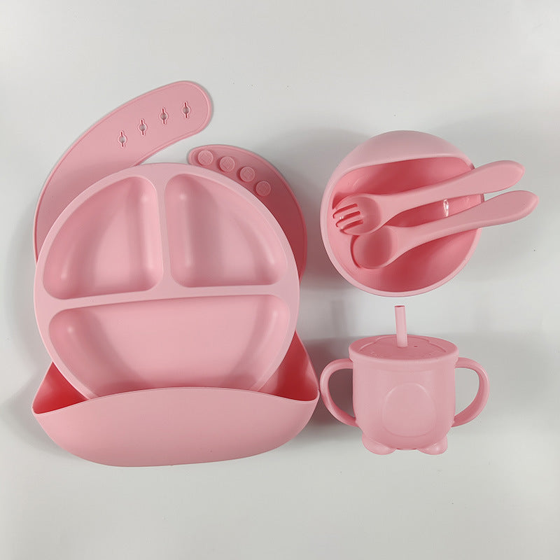 Coffret Repas Bébé Silicone - 5 PCS