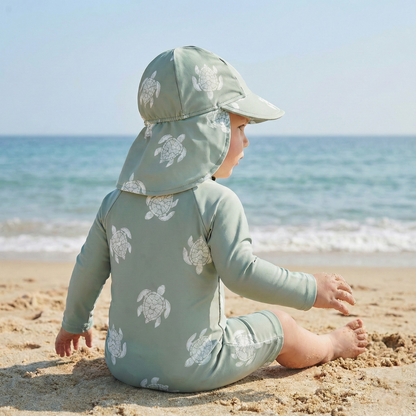 Maillot de Bain Bébé avec Casquette