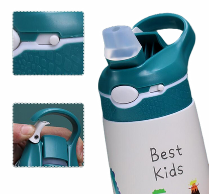 Gourde isotherme enfant avec paille, photo 6