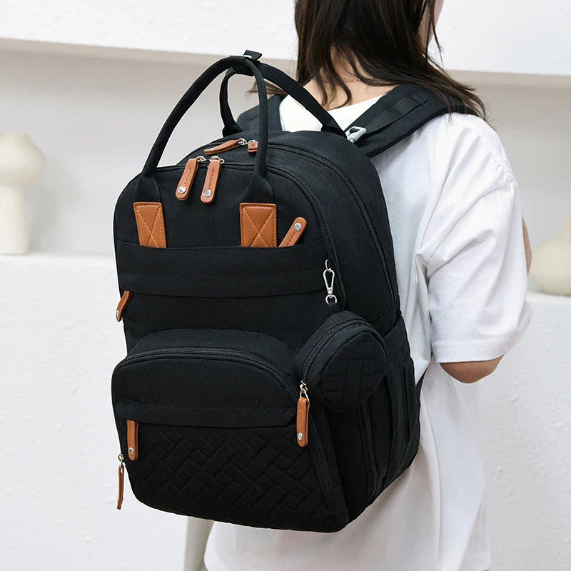 Sac à dos à langer bébé grande capacité USB - Porto Rico™