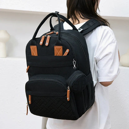 Sac à dos à langer bébé grande capacité USB - Porto Rico™