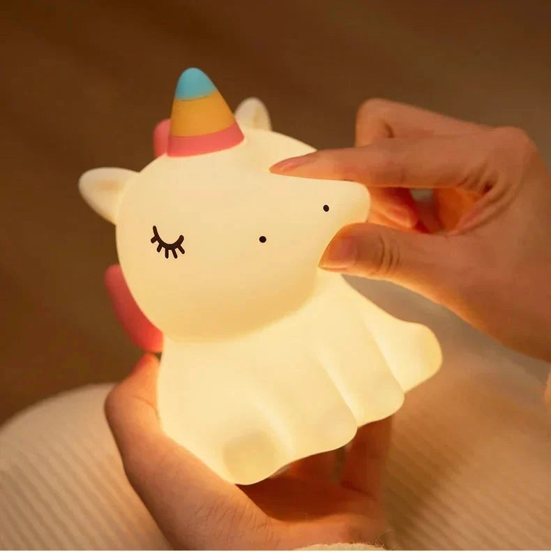 Veilleuse bébé Luna la Licorne rechargeable