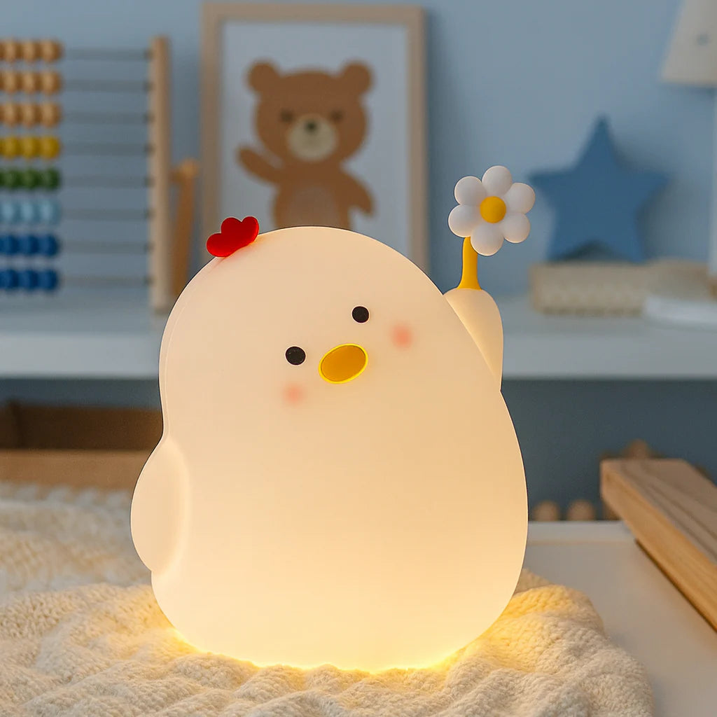 Veilleuse bébé Rosalie la Poulette rechargeable